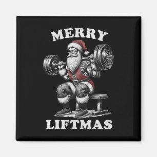 Merry Liftmas - Weihnachten Weihnachten Weihnachte Magnet