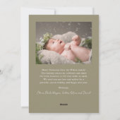 Merry Light Bronze/Gold 2 Foto Weihnachten (Rückseite)