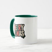 Merry Lit-mas Bookish Coffee Tasse (Vorderseite Links)