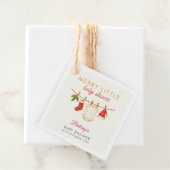 Merry Little Baby Clothesline Baby Dusche Geschenkanhänger (Beispiel)