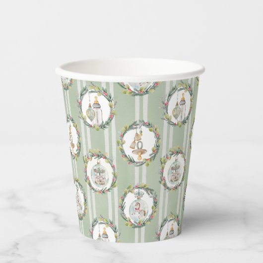 Merry Little Baby Dusche Papier Cups - Muster Pappbecher (Vorderseite)