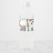 Merry Little Baby Dusche Wasserflasche Etikett (Rückseite)