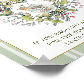 Merry Little Baby Duwer Windel Raffle Zeichen Poster (Ecke)