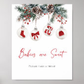 Merry Little Baby Shower Babys sind süß Poster (Vorne)