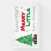 Merry Little Baby Shower Banner (Vertikal)