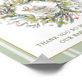 Merry Little Baby Shower Books for Baby Sign Poster (Ecke)