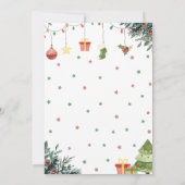 Merry Little Baby Shower Einladung (Rückseite)