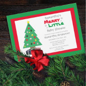 Merry Little Baby Shower Einladung
