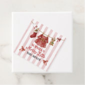 Merry Little Baby Shower  Geschenkanhänger (Beispiel)