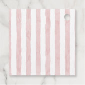 Merry Little Baby Shower Geschenkanhänger (Rückseite)