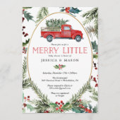Merry Little Baby Shower lädt die Grünanlage der K Programm (Vorderseite)