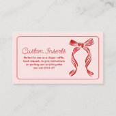 Merry Little Baby Shower Matching Insert (Vorderseite)