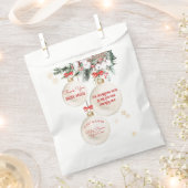 Merry Little Baby Shower Moderne Weihnachten Geschenktütchen (Ausgeschnitten)