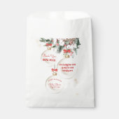 Merry Little Baby Shower Moderne Weihnachten Geschenktütchen (Vorderseite)