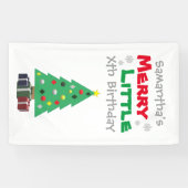 Merry Little Birthday Banner (Horizontal)