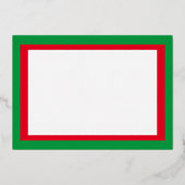 Merry Little Birthday Folieneinladung (Rückseite)