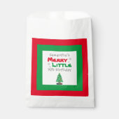 Merry Little Birthday Geschenktütchen (Vorderseite)