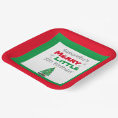 Merry Little Birthday Paper Plate Pappteller (Gewinkelt)