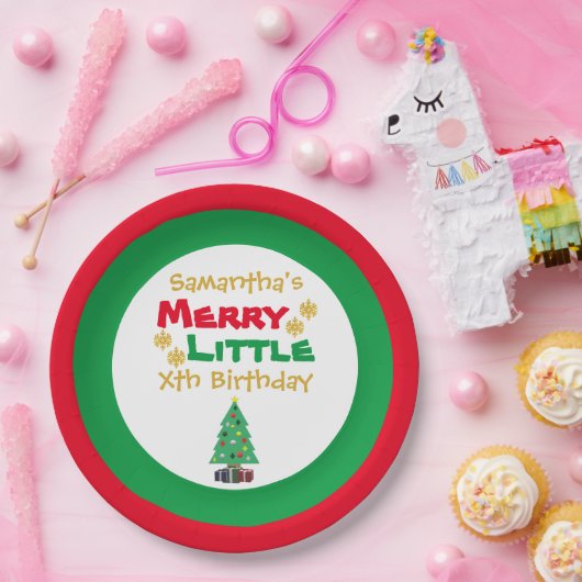 Merry Little Birthday Paper Teller (Party)