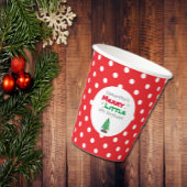 Merry Little Birthday Pappbecher