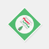 Merry Little Birthday Serviette (Ecke)