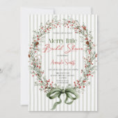  Merry little botanical Bridal shower Invitation Einladung (Vorderseite)