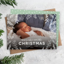 Merry Little Botanical Overlay Foto