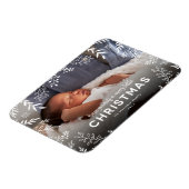 Merry Little Botanical Overlay Foto Magnet (Linke Seite)