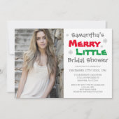 Merry Little Brautparty Einladung (Vorderseite)