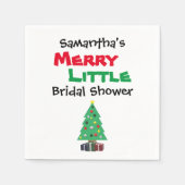 Merry Little Brautparty Serviette (Vorderseite)