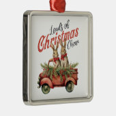 Merry Little Bunnies Ornament Aus Metall (Rechts)