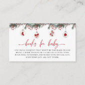 Merry Little Christmas Baby Shower Books for Baby Begleitkarte (Vorderseite)