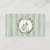 Merry Little Christmas Baby Shower Books for Baby Begleitkarte (Rückseite)