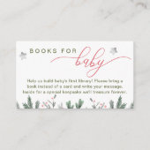 Merry Little Christmas Baby Shower Books for Baby Begleitkarte (Vorderseite)