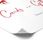 Merry Little Christmas Baby Shower Cards und Gesch Poster (Ecke)