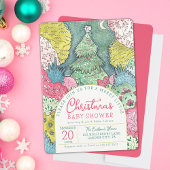 Merry Little Christmas Baby Shower Einladung