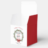 Merry Little Christmas Baby Shower Geschenkschachtel (Geöffnet)