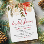 Merry Little Christmas Brautparty Einladung<br><div class="desc">Frohe kleine Weihnachts-Bridal-Dusche Einladung. Matching-Elemente verfügbar.</div>