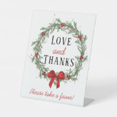 Merry Little Christmas Brautparty Fevor Sockelschild (Vorderseite)