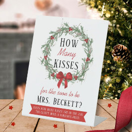 Merry Little Christmas Brautparty Game Sockelschild