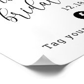 Merry Little Christmas Brautparty Willkommen Poster (Ecke)