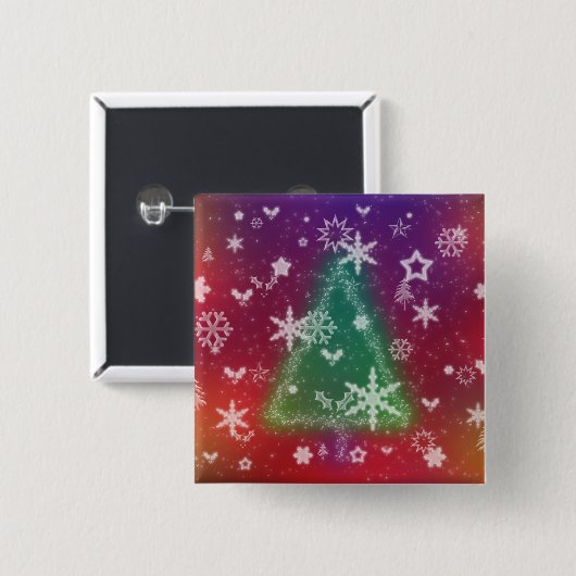 Merry Little Christmas Button (Vorne & Hinten)