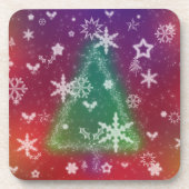 Merry Little Christmas Cork Untersetzer (Vorderseite)