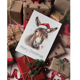 Merry Little Christmas Donkey, Brauch Feiertagskarte