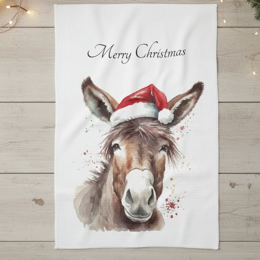 Merry Little Christmas Donkey, Brauch Geschirrtuch