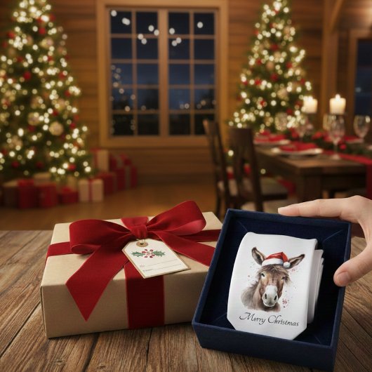 Merry Little Christmas Donkey, Brauch Krawatte