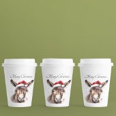 Merry Little Christmas Donkey, Brauch Pappbecher