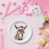 Merry Little Christmas Donkey, Brauch Pappteller (Party)