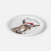 Merry Little Christmas Donkey, Brauch Pappteller (Schrägansicht)