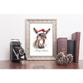 Merry Little Christmas Donkey, Brauch Poster